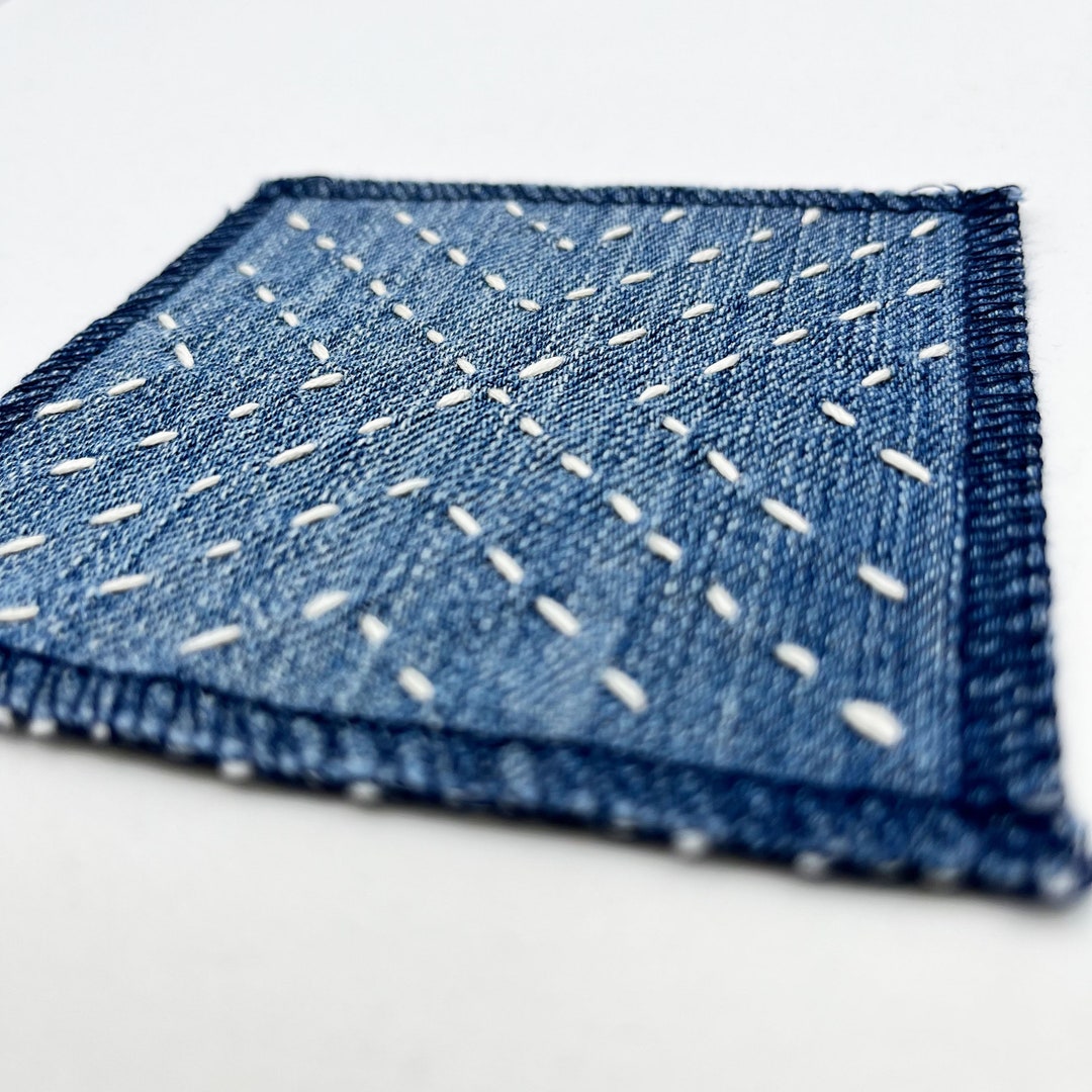 Upcycled and Hand Embroidered Xs Patch - Etsy