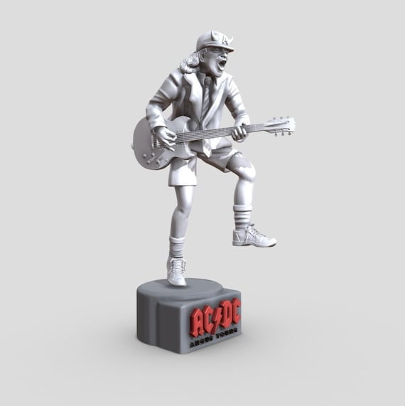 AC DC Angus Young Music Rock STL for 3d Print Printing | Etsy
