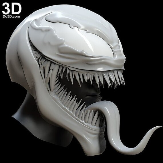 Marvel Venom Mask STL Model for 3d Print Printing Files - Etsy