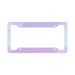 Kawaii aesthetic license plate frame, Cute pink license plate holder, Purple license plate cover, Kawaii anime car decor exterior, for girls 