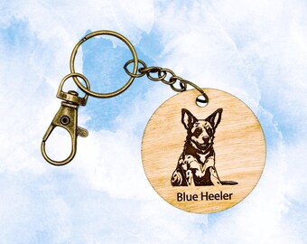 Blue Heeler - Dog Breed Keychain