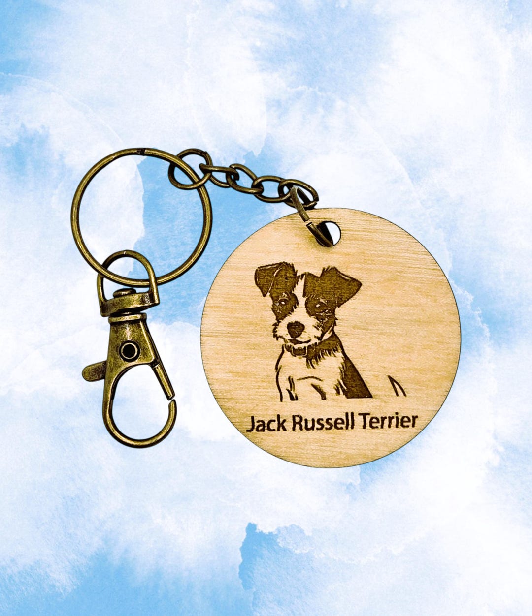 Jack Russell Terrier - Dog Breed Keychain - Etsy