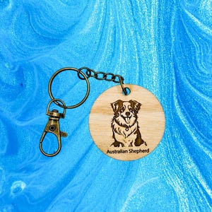 Australian Shepherd - Dog Breed Keychain