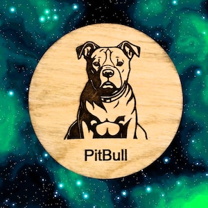 Pitbull -  Dog Breed Magnet