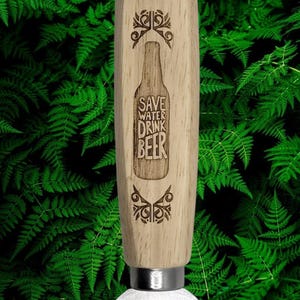 Save Water Drink Beer - Wood Handle Bottle Opener