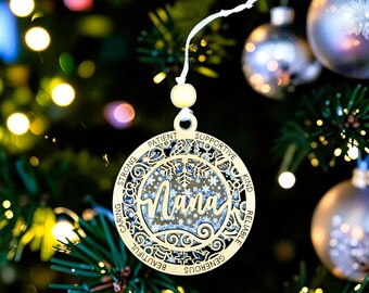 Family Christmas Ornament - Nana