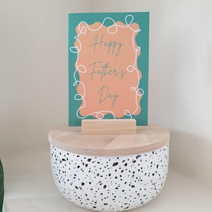 Tarjeta del Día del Padre / Feliz Día del Padre / Papá
