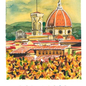 Carte postale originale de Santa Maria del Fiore