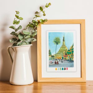 Thailand Original Postkarte