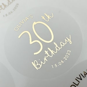 personalised birthday stickers