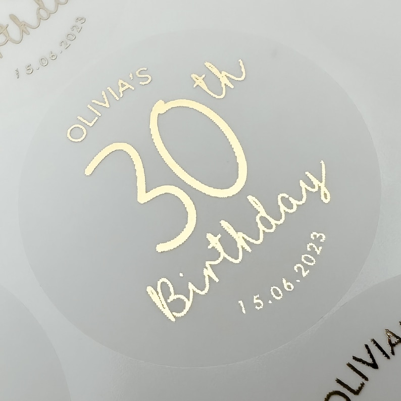 personalised birthday stickers