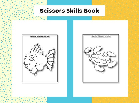Scissors Skills PRINTABLE | Etsy