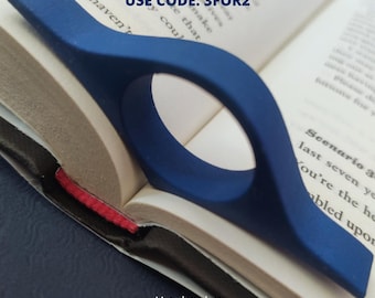 3D Printed Book Page Holder: Thumb Rest for Book Lovers