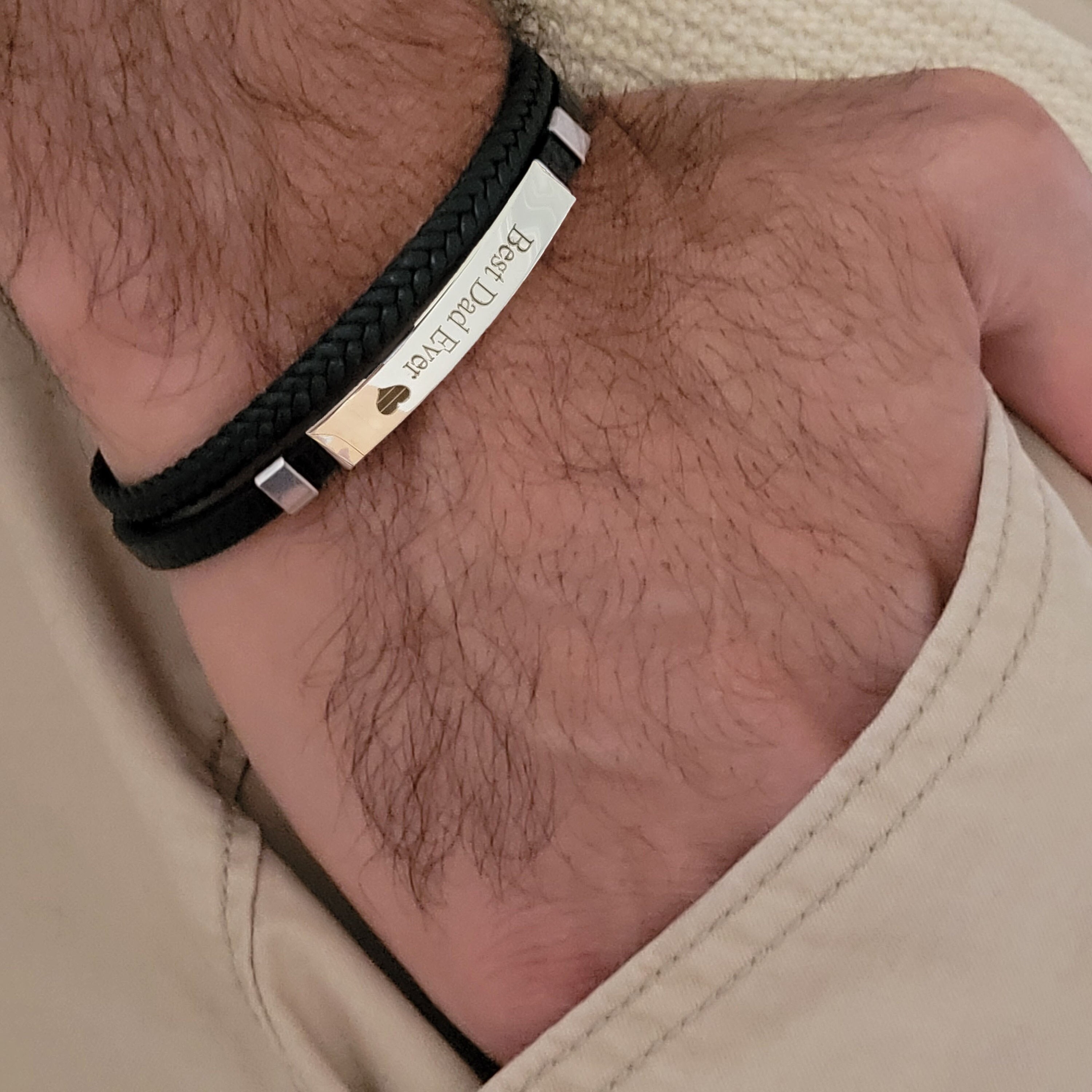 Leather band shop bracelets with sayings