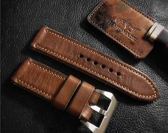 Panerai – band 74 – 22 mm, 24 mm, 26 mm – op maat gemaakt – vintage horlogeband – Decima Flottiglia Mas