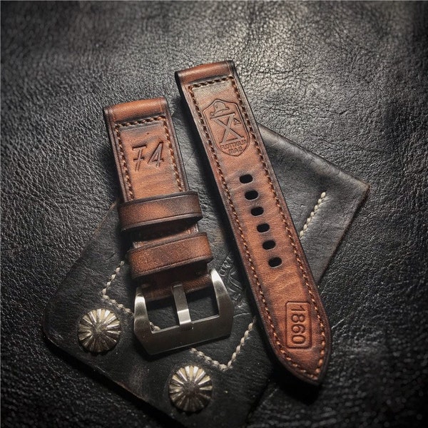 Panerai - 74 Strap - 22mm 24mm 26mm – custom made – Vintage watch Strap - Decima Flottiglia Mas