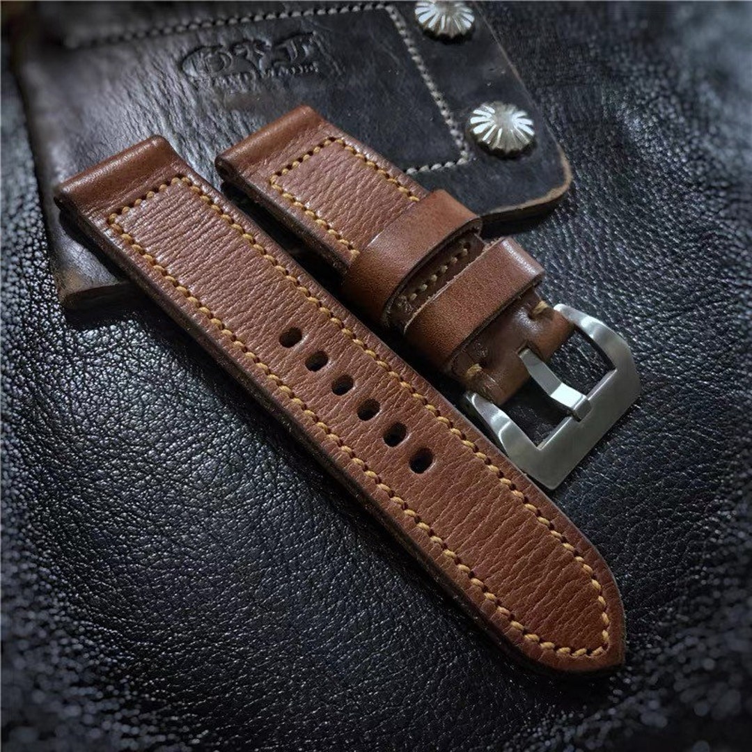 74.PANERAI用 24mm-22mm Panerai - 74 Strap - 22mm 24mm 26mm – Custom Made – Vintage Watch
