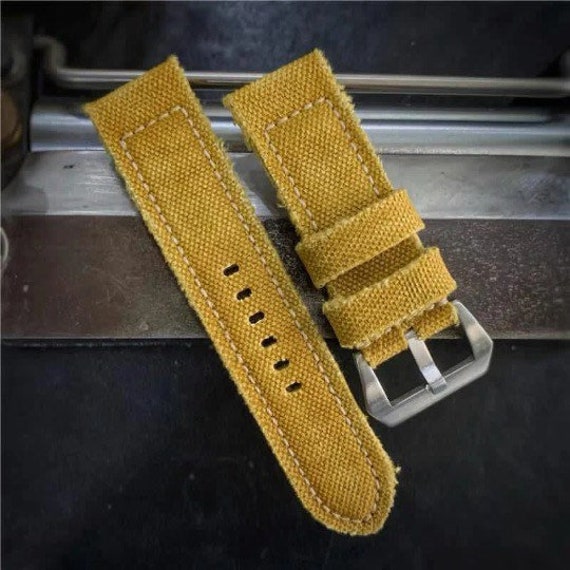 74.PANERAI用 24mm-22mm Panerai black rubber strap 24mm x 22mm with stainless steel