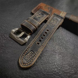 Panerai - 74 Strap - 22mm 24mm 26mm – custom made – Vintage watch Strap - Decima Flottiglia Mas