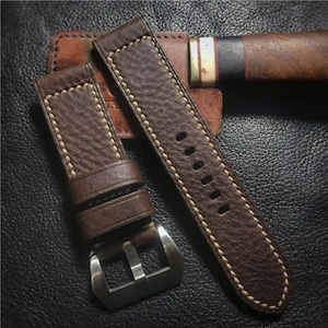 Panerai - 74 Strap - 22mm 24mm 26mm – custom made – Vintage watch Strap