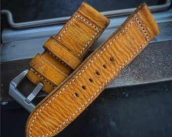 Panerai - 74 Strap - 22mm 24mm 26mm – custom made – Vintage watch Strap