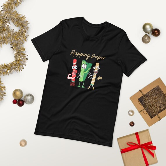 Rapping Paper Unisex Short-Sleeve T-Shirt Christm… - image 1
