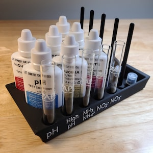 Small API Test Kit Holder and Dry Rack! || API Test Tube Holder || Aquarium Test Tube Holder || Test Tube Rack