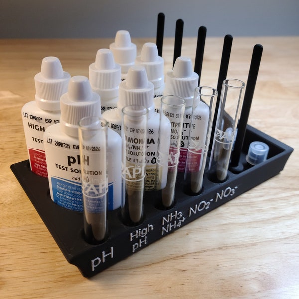 Small API Test Kit Holder and Dry Rack! || API Test Tube Holder || Aquarium Test Tube Holder || Test Tube Rack