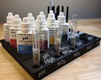 XL API Test Kit Holder and Dry Rack! || API Test Tube Holder || Aquarium Test Tube Holder || Test Tube Rack