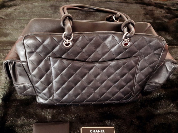 CHANEL Cambon Reporter bag, quilted leather, blac… - image 4