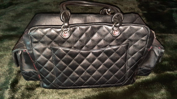 CHANEL Cambon Reporter bag, quilted leather, blac… - image 6