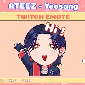 ATEEZ Yeosang Emote / Twitch Emote / Discord / Youtube / Chibi Emote