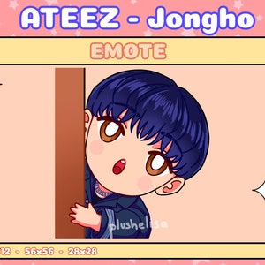ATEEZ Jongho Emote / Twitch Emote / Discord / Youtube / Chibi Emote
