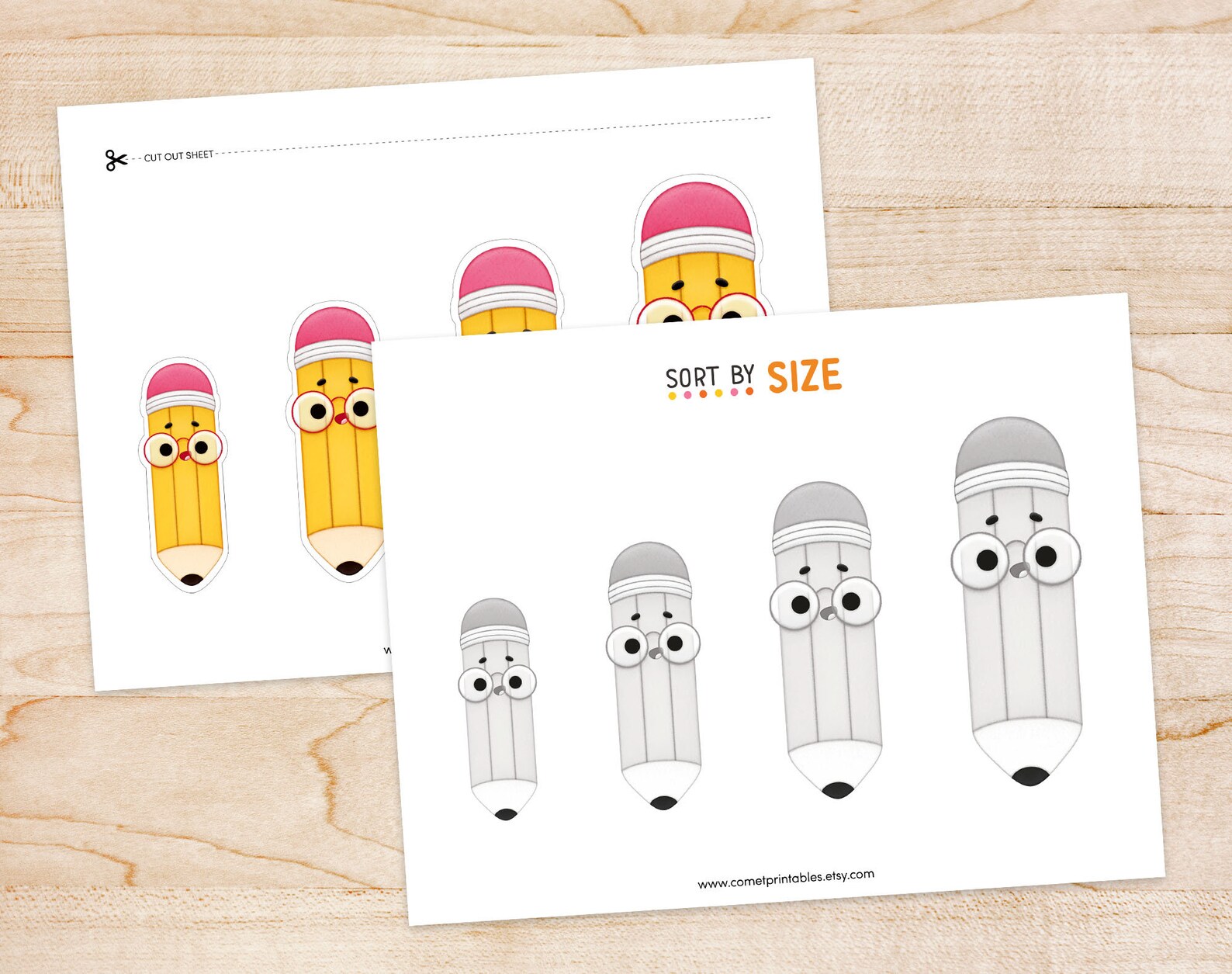 Preschool Printables Homeschool Educational Printables Sort - Etsy