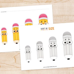 Preschool Printables Homeschool Educational Printables Sort - Etsy