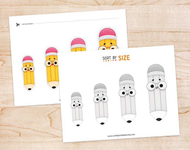 Preschool Printables Homeschool Educational Printables Sort - Etsy