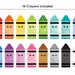 Crayons Clipart, Back to School Clipart, Bulletin Board Ideas or ...