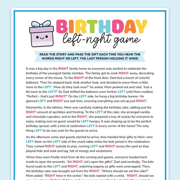 Right Center Game - Etsy