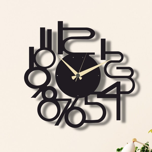 Metal Clock Numbers Etsy