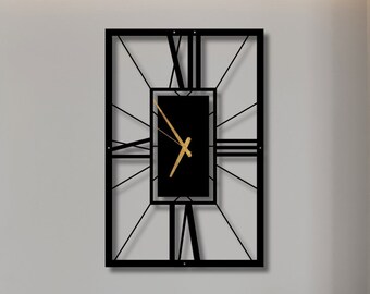 Modern Wall Clock, Oversized Clock With Number, Wall Clock, Wall Clock Unique, Horloge Murale, Orologio Da Parete, Wall Clock Large