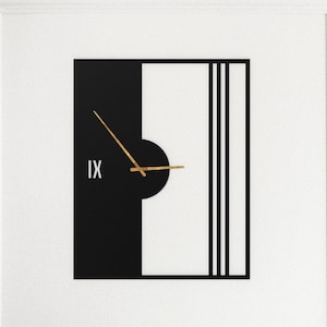 Large Metal Wall Clock, Unique Wall Clock, Living Room Clock, Clocks For Wall, Modern Wall Clock With Roman Numerals, Kitchen Wall Clock