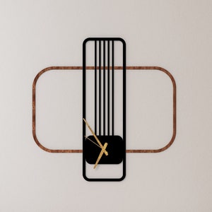Wooden Modern Wall Clock, Wall Clocks Large, Clock Wall Art, Kitchen Wall Clock, Clocks For Wall, Oversized Wall Clock, Silent Clock