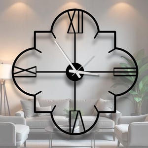 Metal Wall Clock With Numbers, Wall Clock Large, Modern Minimalist Wall Clock, Oversized Silent Wall Clock, Clocks For Wall,  Kitchen Clock