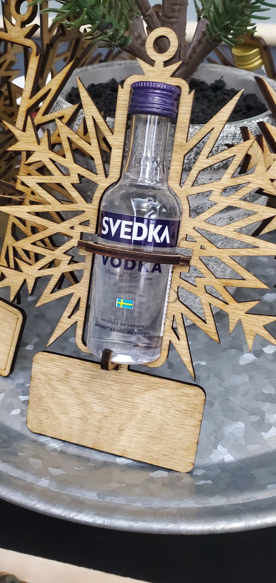 Mini Liquor Bottle Ornaments / Christmas / Gifts / Holidays / Etsy