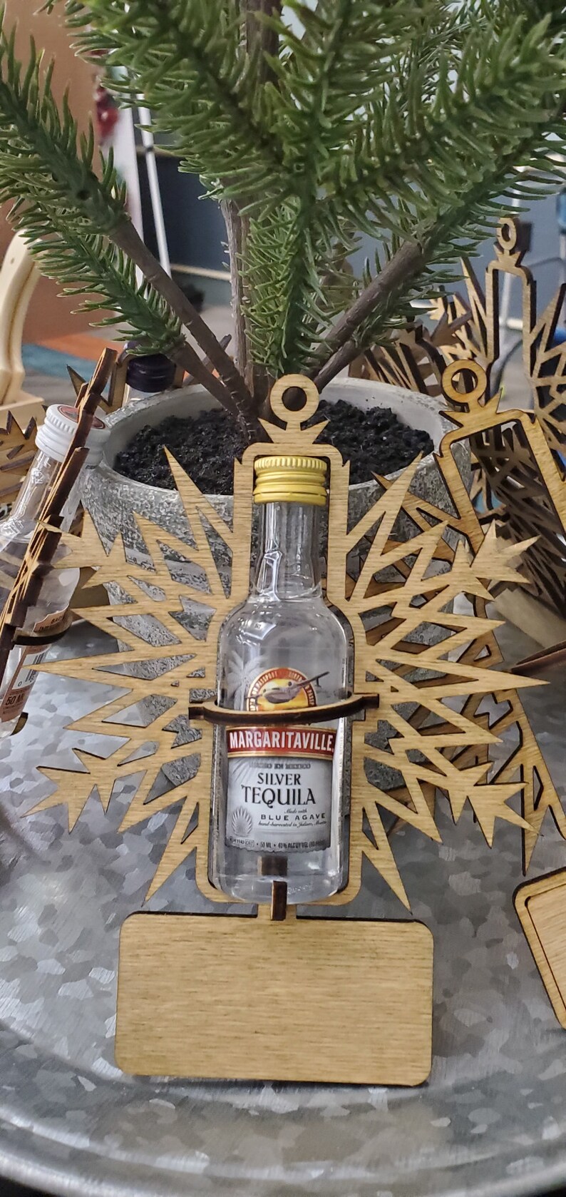 Mini Liquor Bottle Ornaments / Christmas / Gifts / Holidays / Etsy