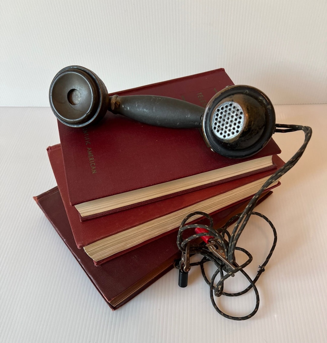 Lineman's Telephone Receiver Handset Early Vintage Etsy