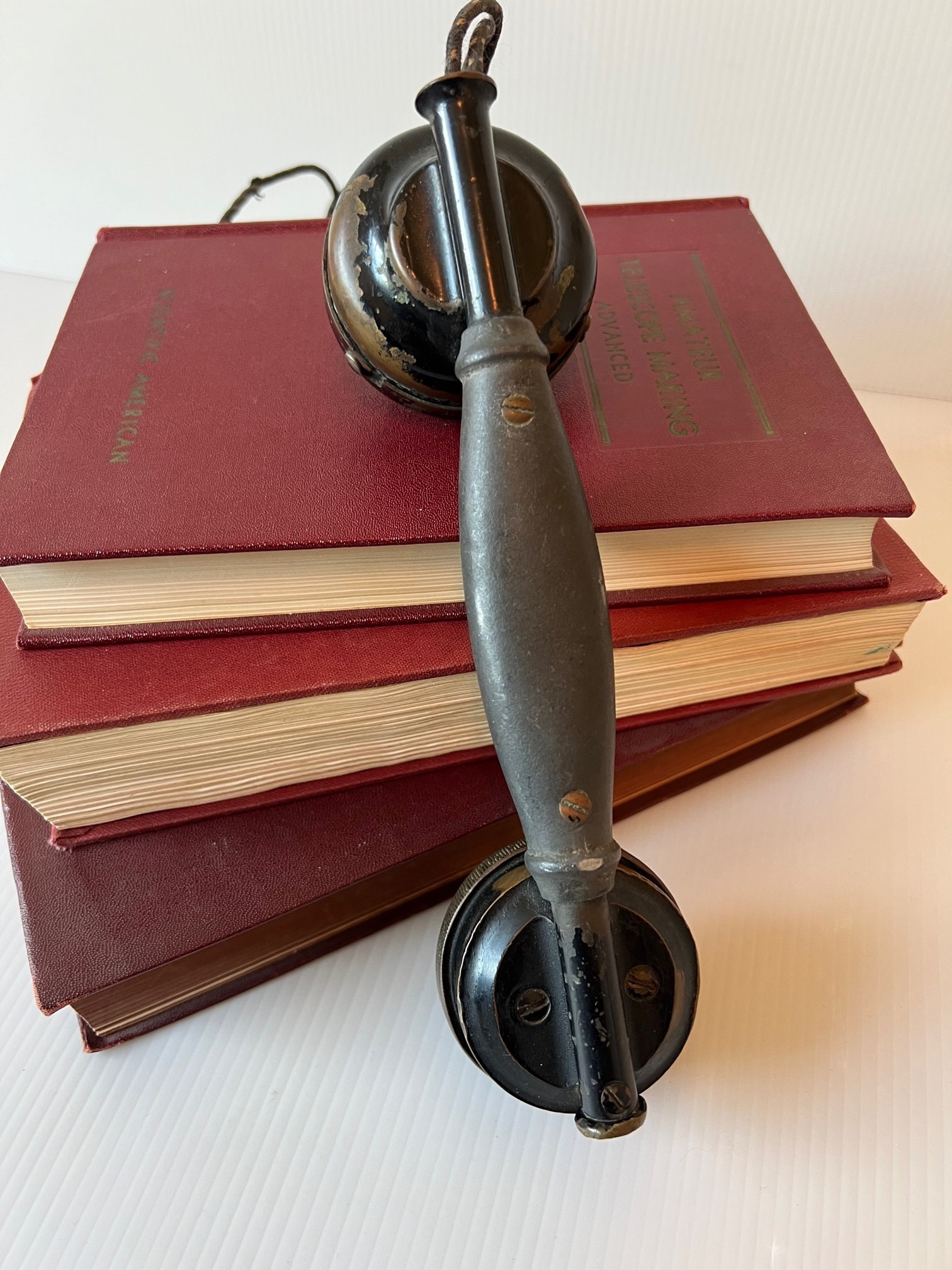 Lineman's Telephone Receiver Handset Early Vintage Etsy