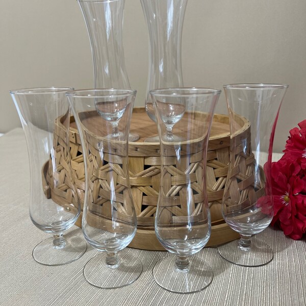 Hurricane Cocktail Glasses Etsy