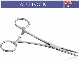 HEMOSTATS TWEEZERS 5.5 INCHES Surgical Tool for Professional Body Piercing