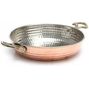 Eski Türk Bakır El İşçiliği  Tava, Omlet Tavası, retro , yılbaşı  hediyesi,  vintage,
